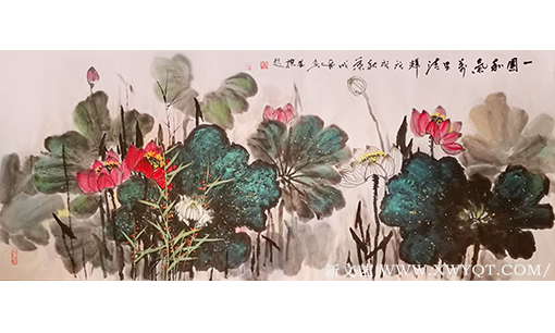 叶成舟作品 《一团和气  万里清辉》